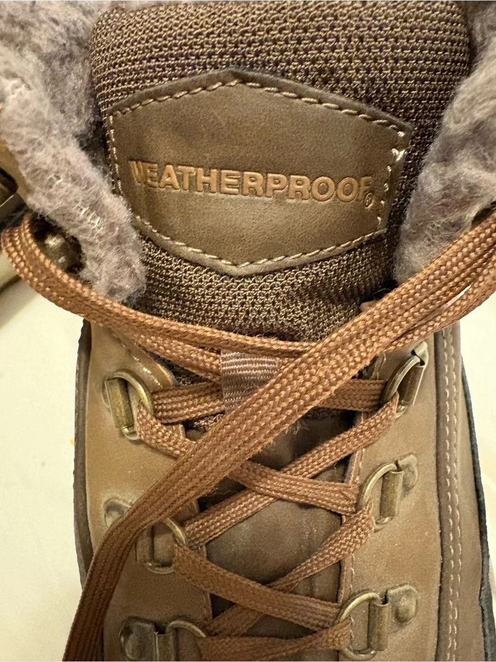 Men's Brown Winter Boots - Lace-Up Comfort